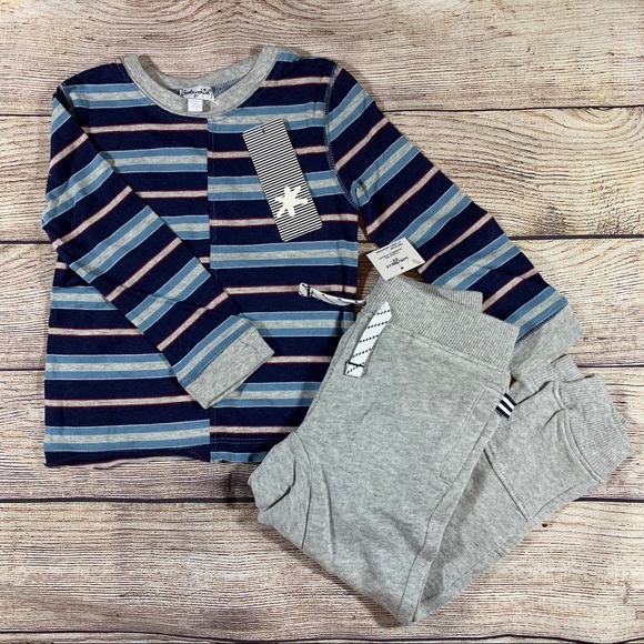 $46 Splendid Toddler Boys Long Sleeve Shirt Sweatpants Set